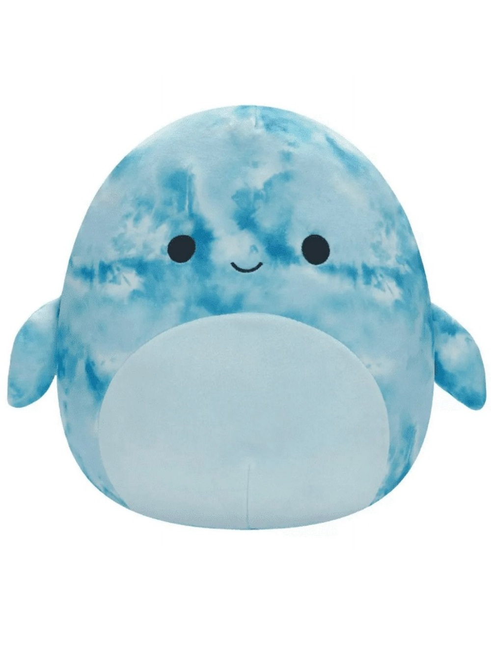 Squishmallows Danika the Blue Crinkle Tie-Dye Dolphin 11" Plush Stuffed Animal